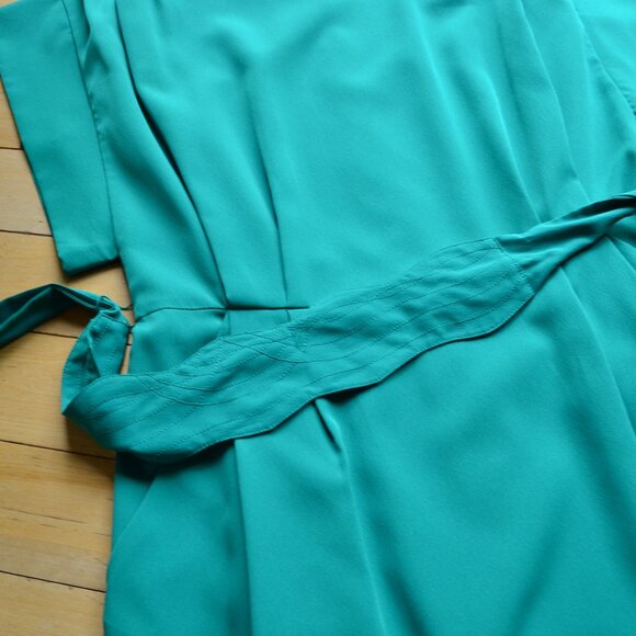 ELIZA J Drape Sleeve Sash Belt Dress Size 6 - Picture 5 of 12